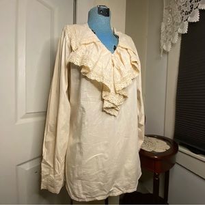 J Peterman Vintage Blouse